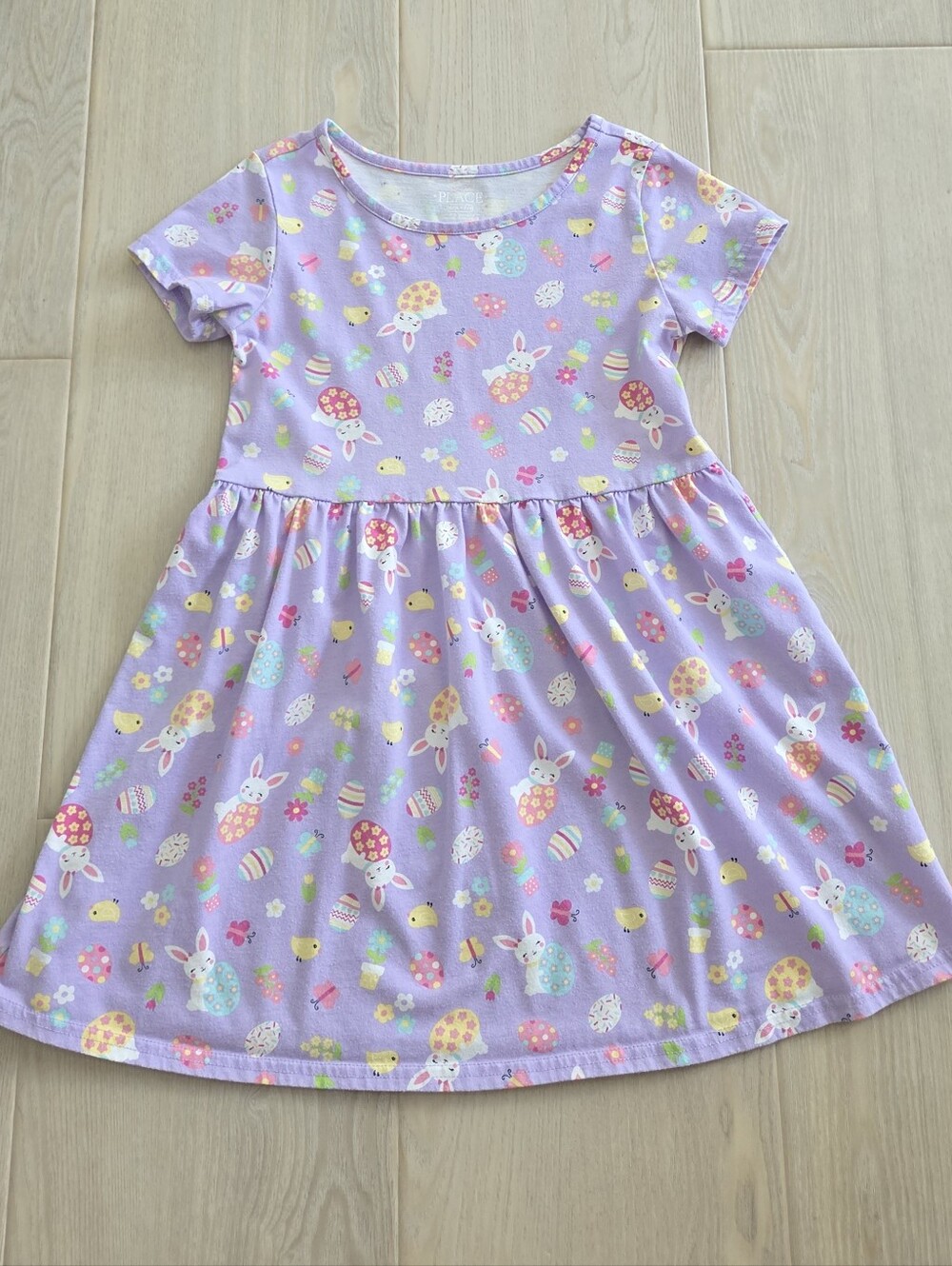 Girls shirt sleeve dress